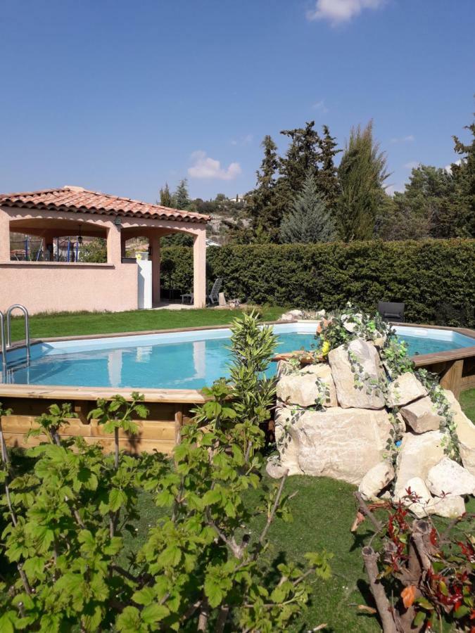 La Maison Du Bonheur Greoux-les-Bains Bagian luar foto